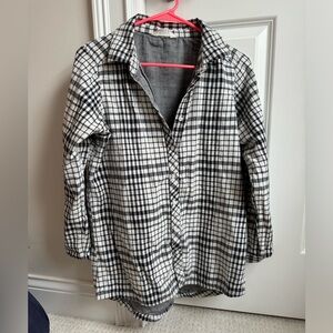 Mountain Khaki’s Black & White Checkered Women’s M Flannel